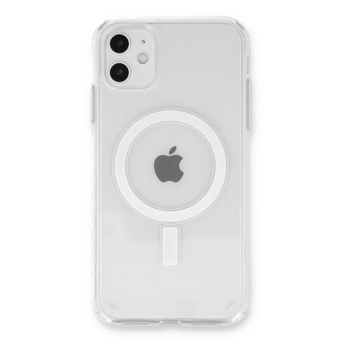 Apple iPhone 11 Kılıf Pc Real Magsafe Kapak - Şeffaf