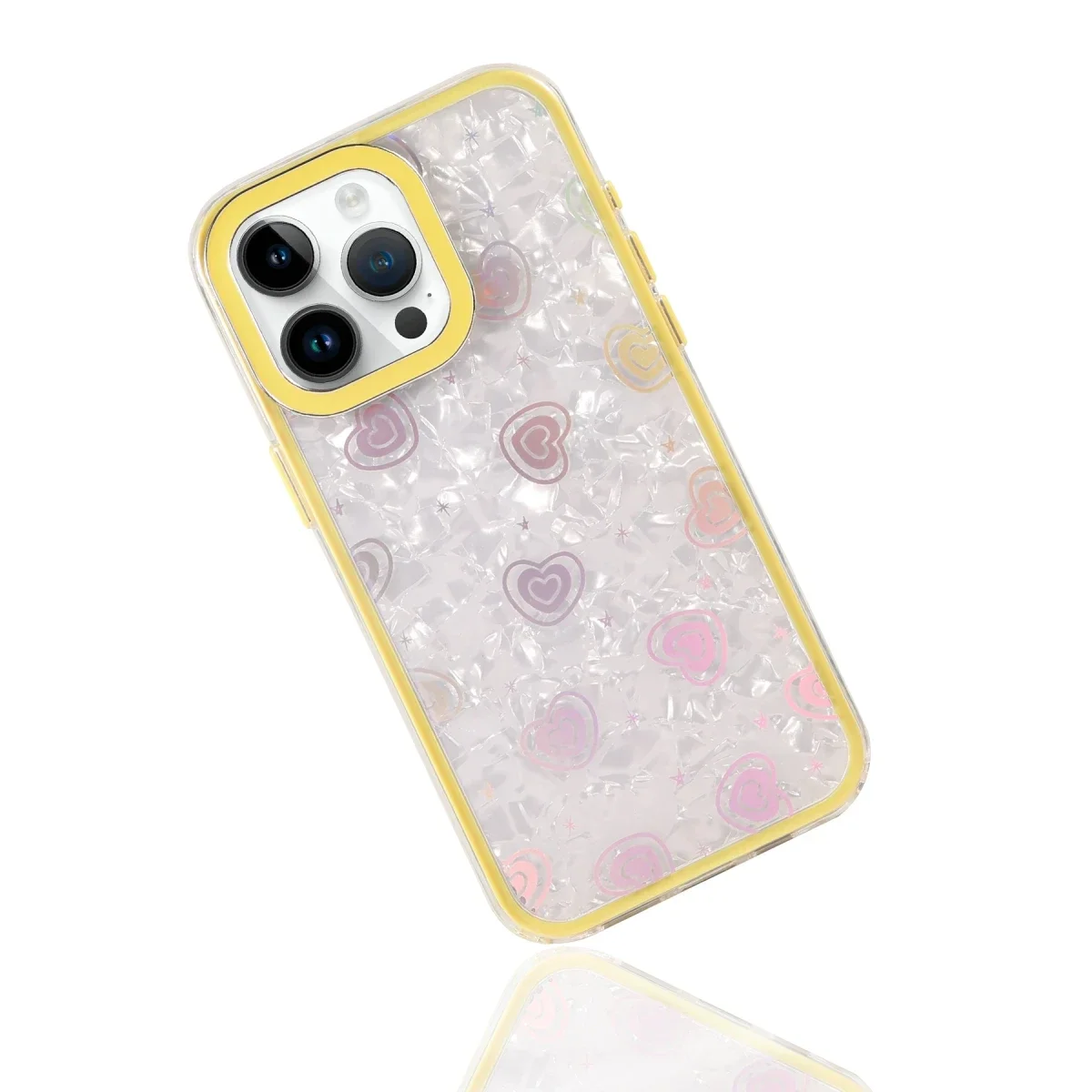 Apple iPhone 14 Lumi Desenli Kapak - Sarı görsel 4