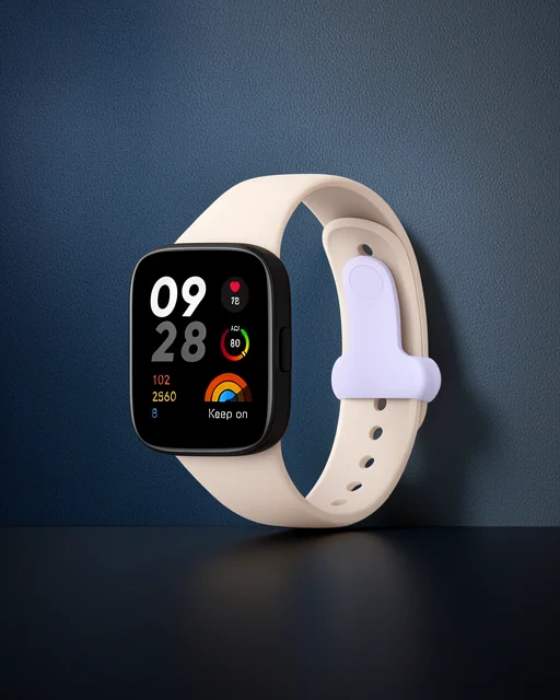 Xiaomi Redmi Watch 3 Origin Silikon Kordon (saat Değildir) - Bej