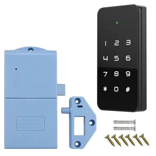 PM-26728 RFID Ve Tuş Panelli Dijital Elektronik Kapı Dolap Kilidi (2’li Paket) görsel 5