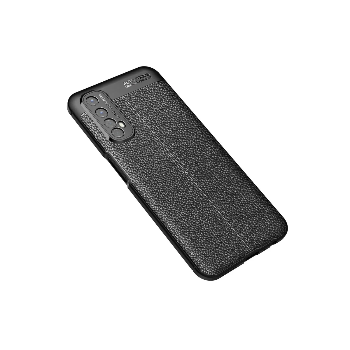 Realme 7 Kılıf Auto Focus Kapak - Siyah görsel 2