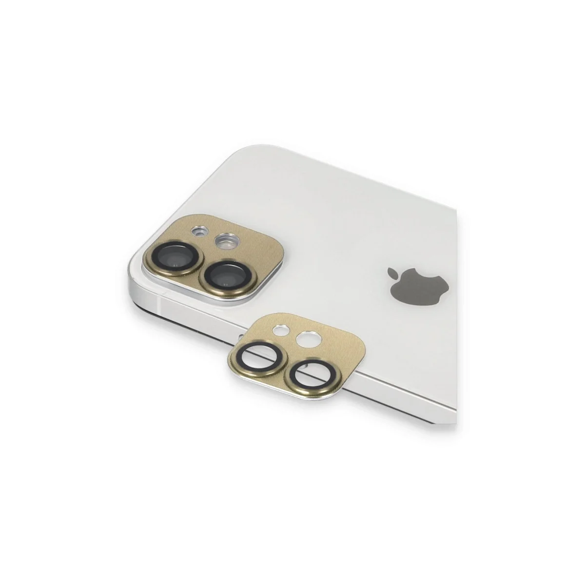 Apple İphone 11 Pers Alünyum Kamera Lens - Gold