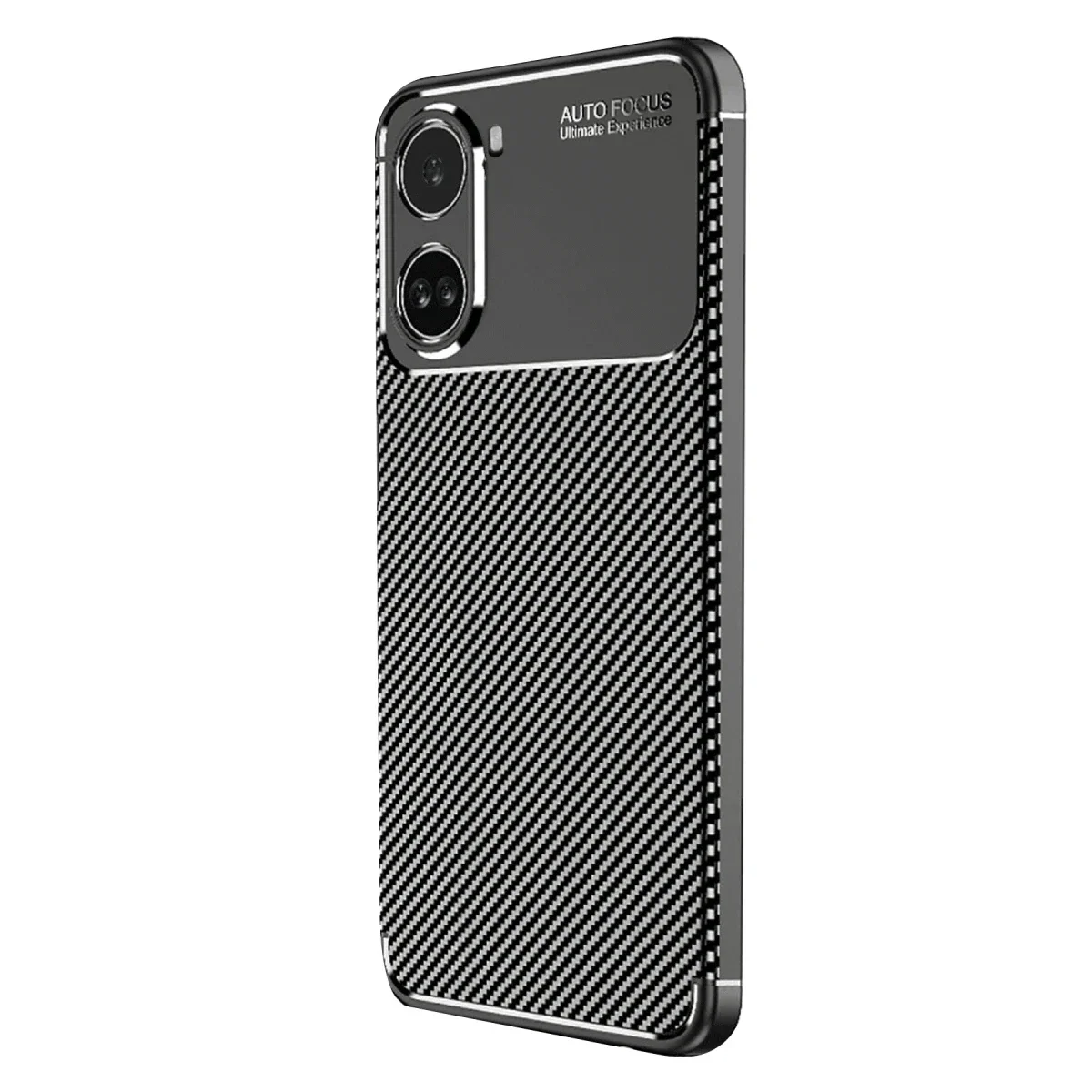 Xiaomi Poco X7 Pro Kılıf Auto Focus Karbon Kapak - Siyah görsel 2