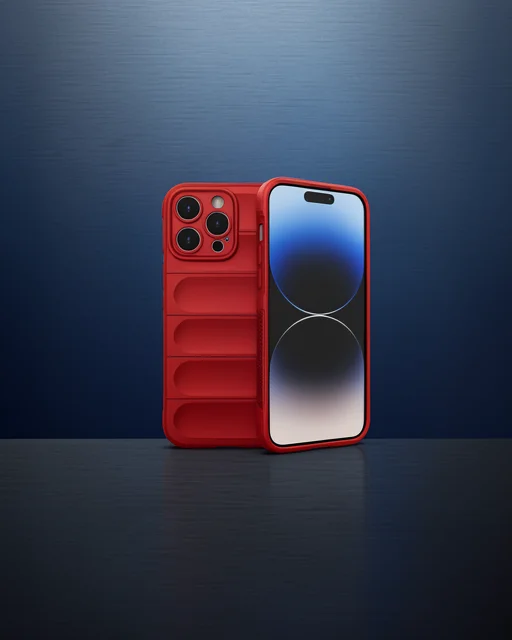 Apple İphone 14 Pro Max Kılıf Optimum Silikon - Kırmızı