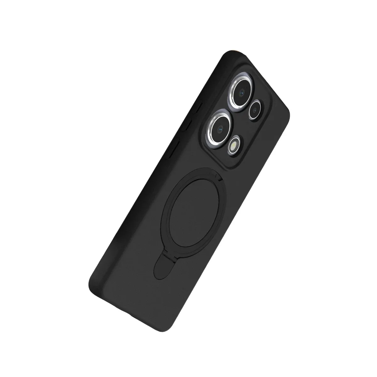 Xiaomi Redmi Note 13 Pro 4G Regal Magsafe Standlı Kapak - Siyah görsel 4