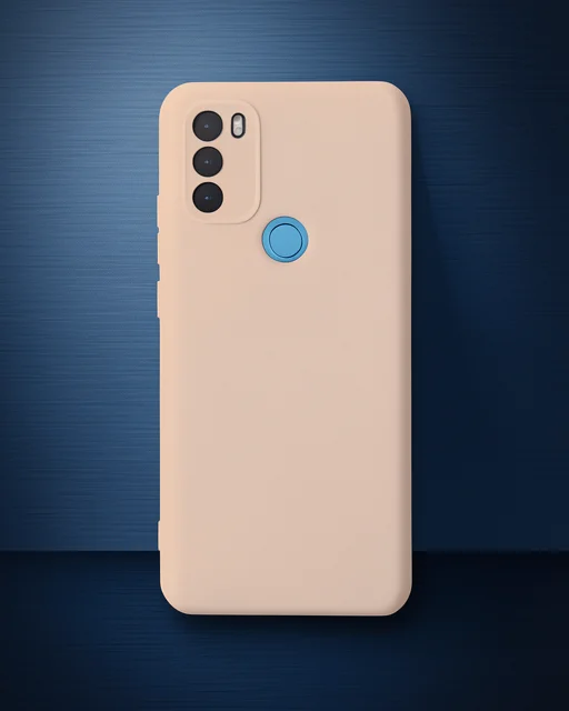 General Mobile Gm 21 Plus Kılıf Nano İçi Kadife Silikon - Pudra