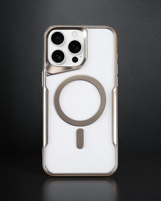 Apple İphone 16 Pro Max Kılıf Boyi Magsafe Silikon Kapak - Gümüş