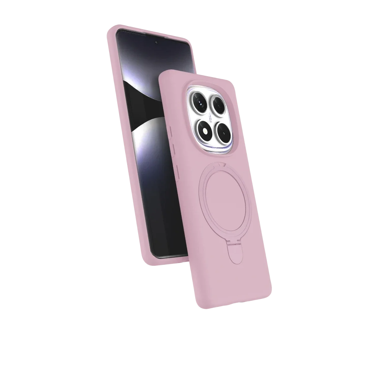 Xiaomi Redmi Note 14 Pro 5G Regal Magsafe Standlı Kapak - Açık Pembe
