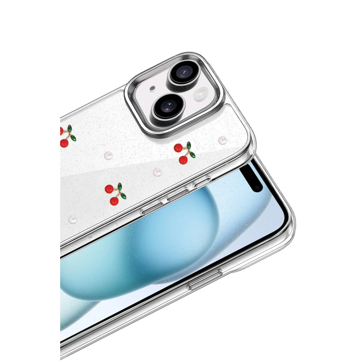 Apple İphone 15 Fiyonk Desenli Kapak - Desen 9 görsel 2