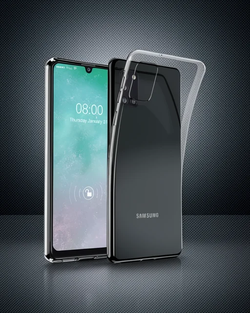 Samsung Galaxy A31 Kılıf Lüx Şeffaf Silikon