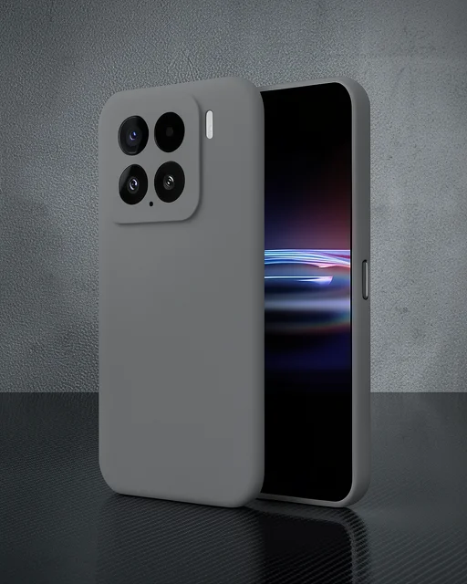 Xiaomi Mi 15 Pro Kılıf Nano İçi Kadife Silikon - Gri