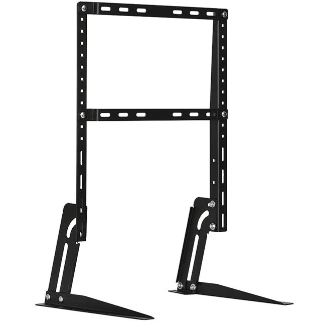 Vontech 32-65 inc Lcd-Led Kilitli Sabit Askı Aparatı + Tv Ayağı Masa Standı LMA-04