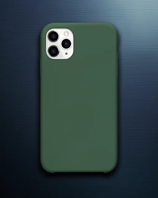 Apple İphone 11 Pro Max Kılıf Lansman Legant Silikon - Koyu Yeşil