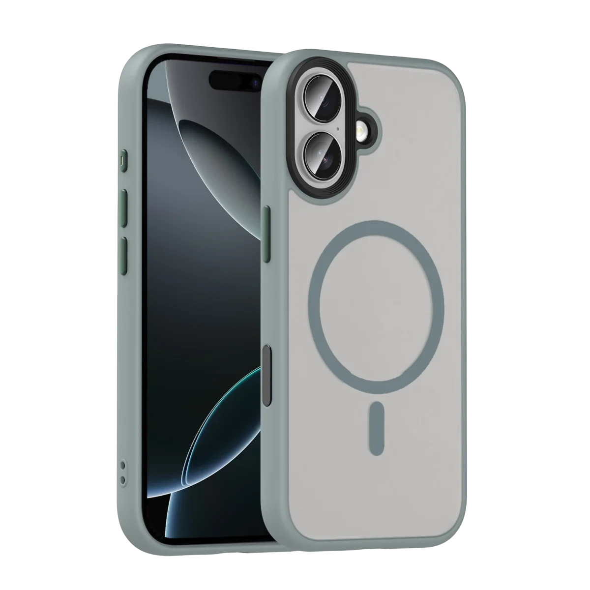 Joko Apple iPhone 16 Megane Magsafe Kapak - Titan Gri