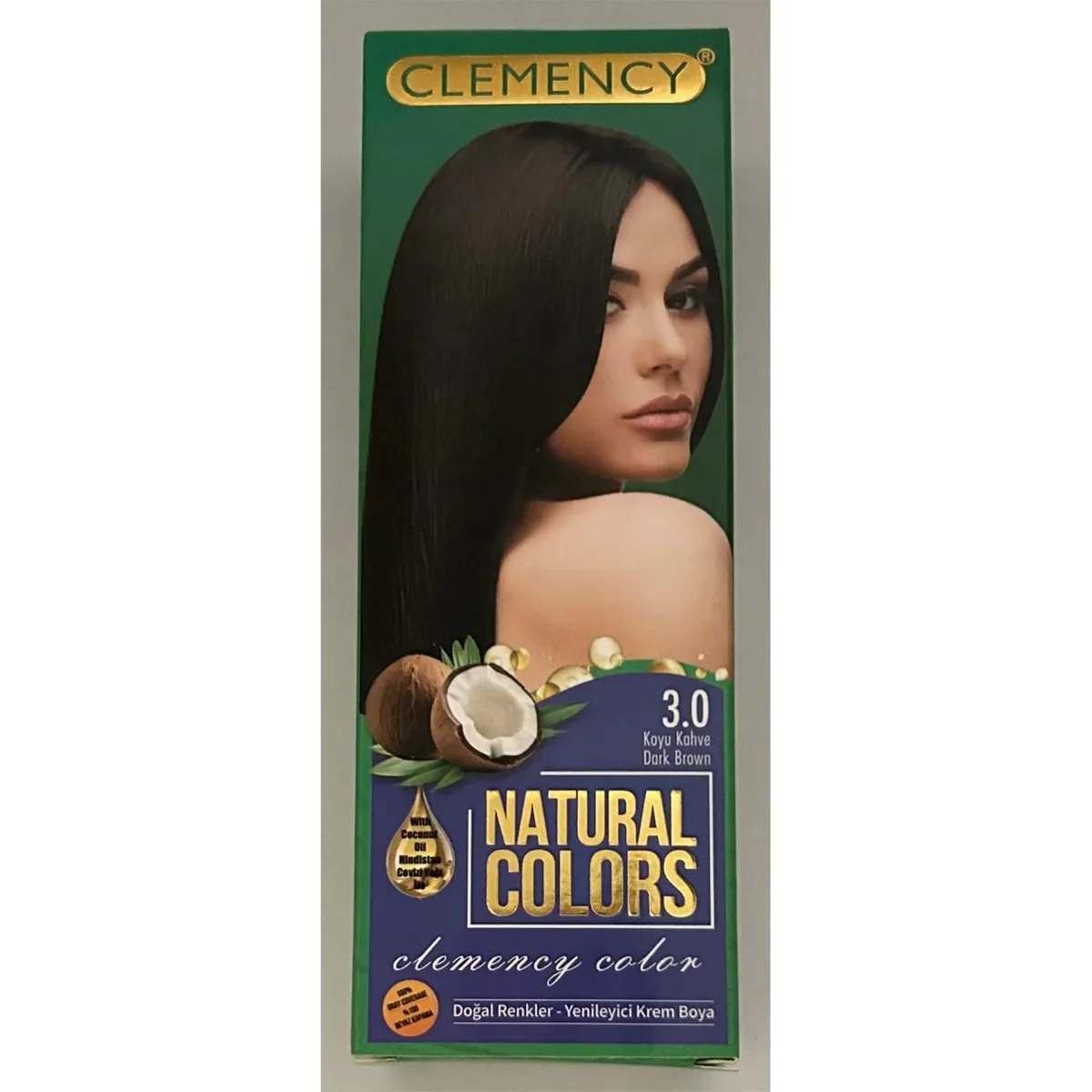 Natural Colours Saç Boyası Seti - 3.0 Koyu Kahve