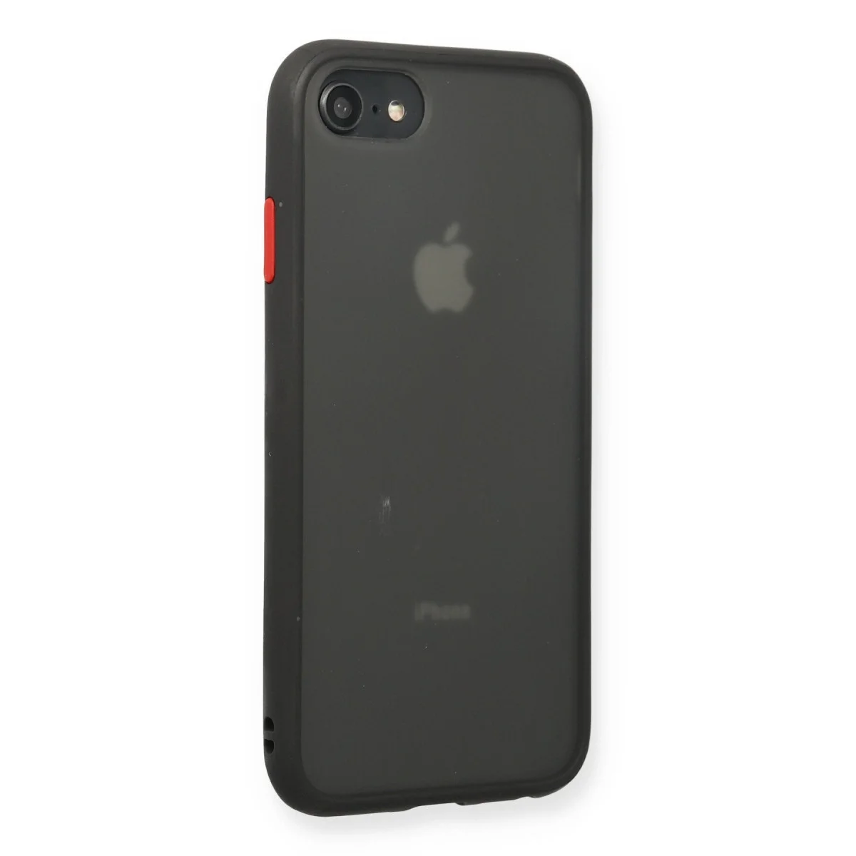 Apple İphone 7 Kılıf Montreal Silikon Kapak - Siyah görsel 2