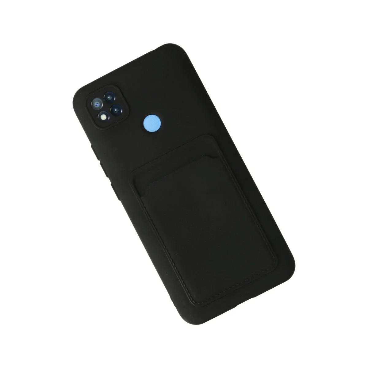 Xiaomi Redmi 9C Kılıf Kelvin Kartvizitli Silikon - Siyah görsel 3