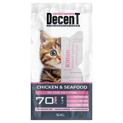 Premium Tavuklu ve Balıklı Yavru Kedi Maması 15 Kg