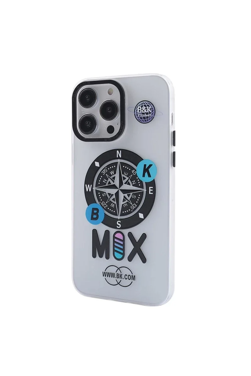 Apple iPhone 14 Pro Kılıf Apollo Magneticsafe Desenli Kapak - Apollo Şeffaf - 3 görsel 2