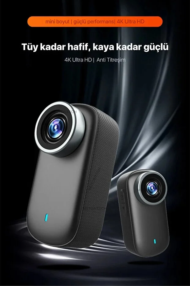 4K Ultra HD ni WIFI Aksiyon Kamerası Taşınabilir Vücut Kamerası 1.47’HD Ekranlı Giyilebilir Video Kaydedici görsel 3