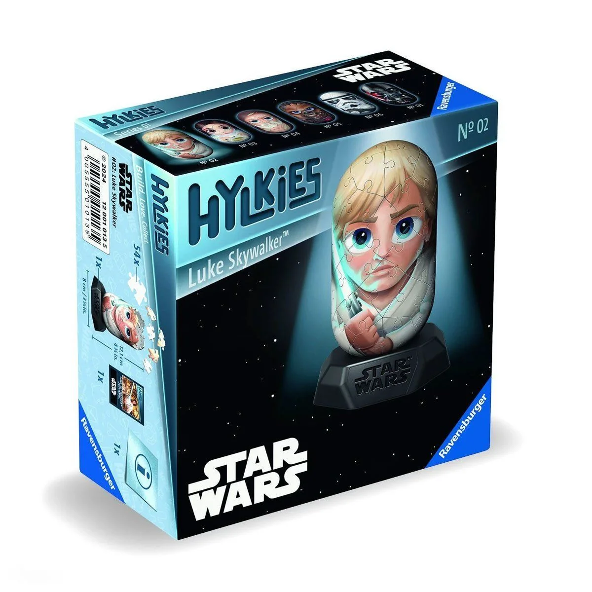 010135 Hylkies Star Wars - Luke Skywalker 54 parça Puzzle - No:02 - Ravensburger görsel 3