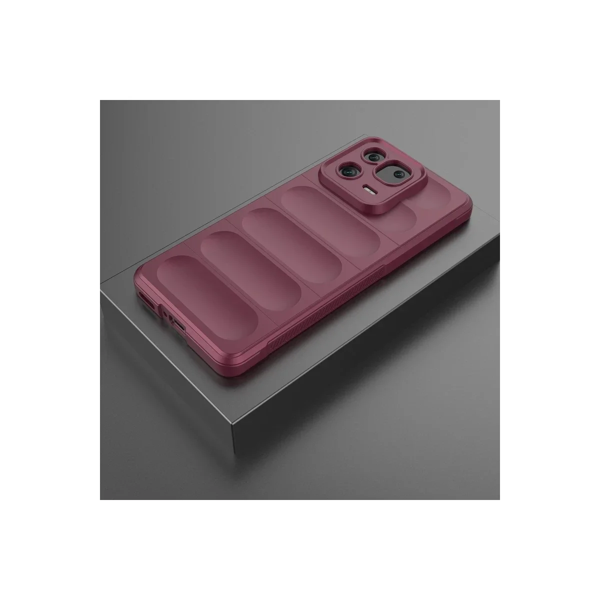 Xiaomi Mi 13 Pro Kılıf Optimum Silikon - Bordo görsel 2