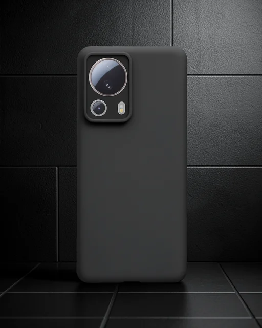 Xiaomi Mi 13 Lite Kılıf Nano İçi Kadife Silikon - Siyah