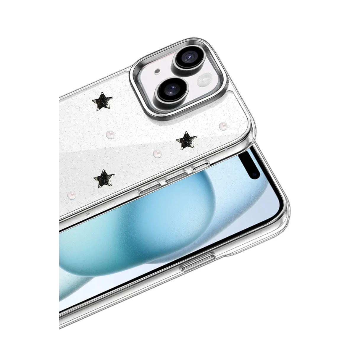 Apple iPhone 15 Fiyonk Desenli Kapak - Desen 7 görsel 2