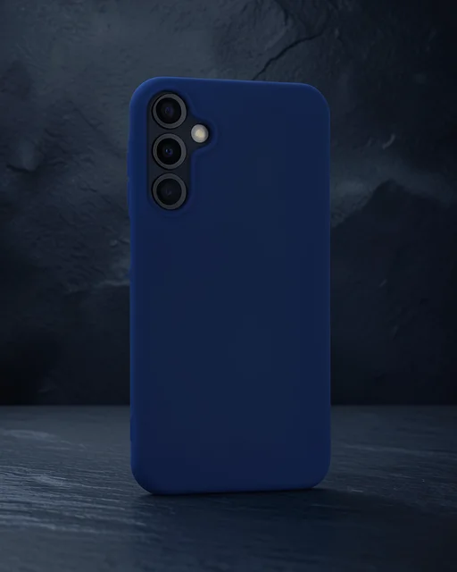 Samsung Galaxy A25 5g Kılıf Nano İçi Kadife Silikon - Lacivert