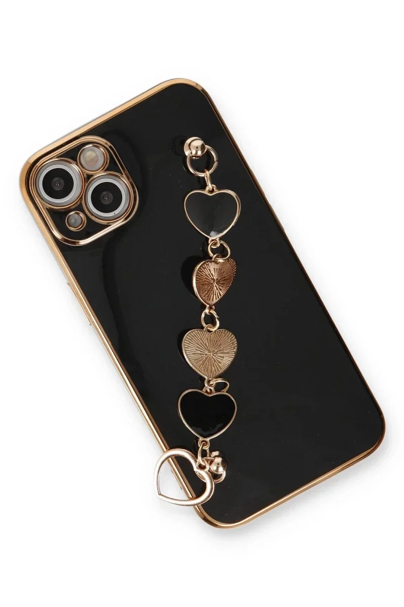 Apple iPhone 14 Plus Kılıf Esila Silikon - Siyah görsel 3