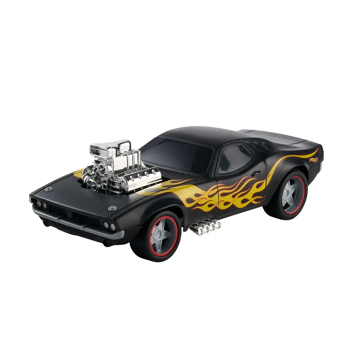 JNB89 Hot Wheels Uzaktan Kumandalı 1:16 Siyah Rodger Dodger görsel 2