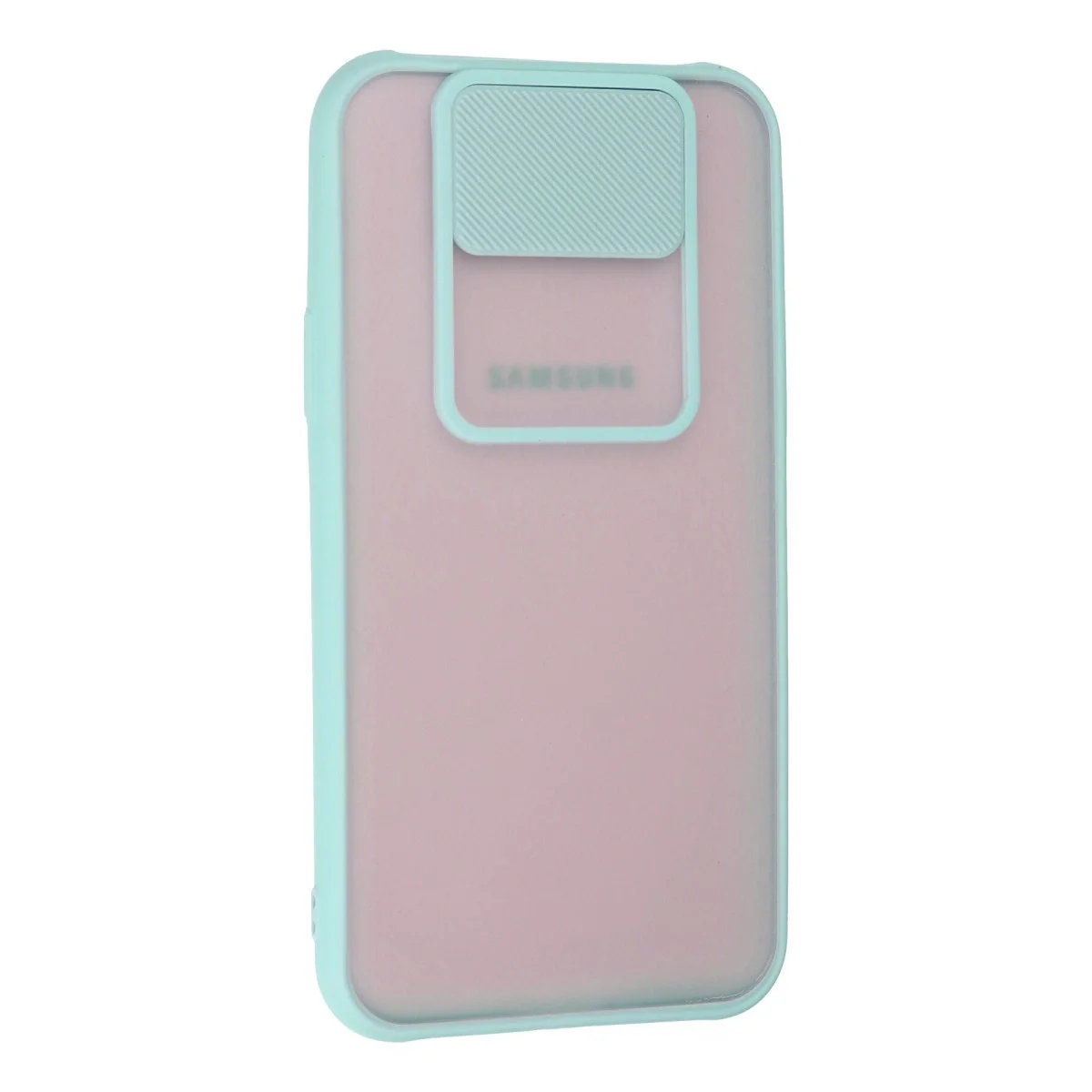 Samsung Galaxy J7 Kılıf Palm Buzlu Kamera Sürgülü Silikon - Turkuaz görsel 2