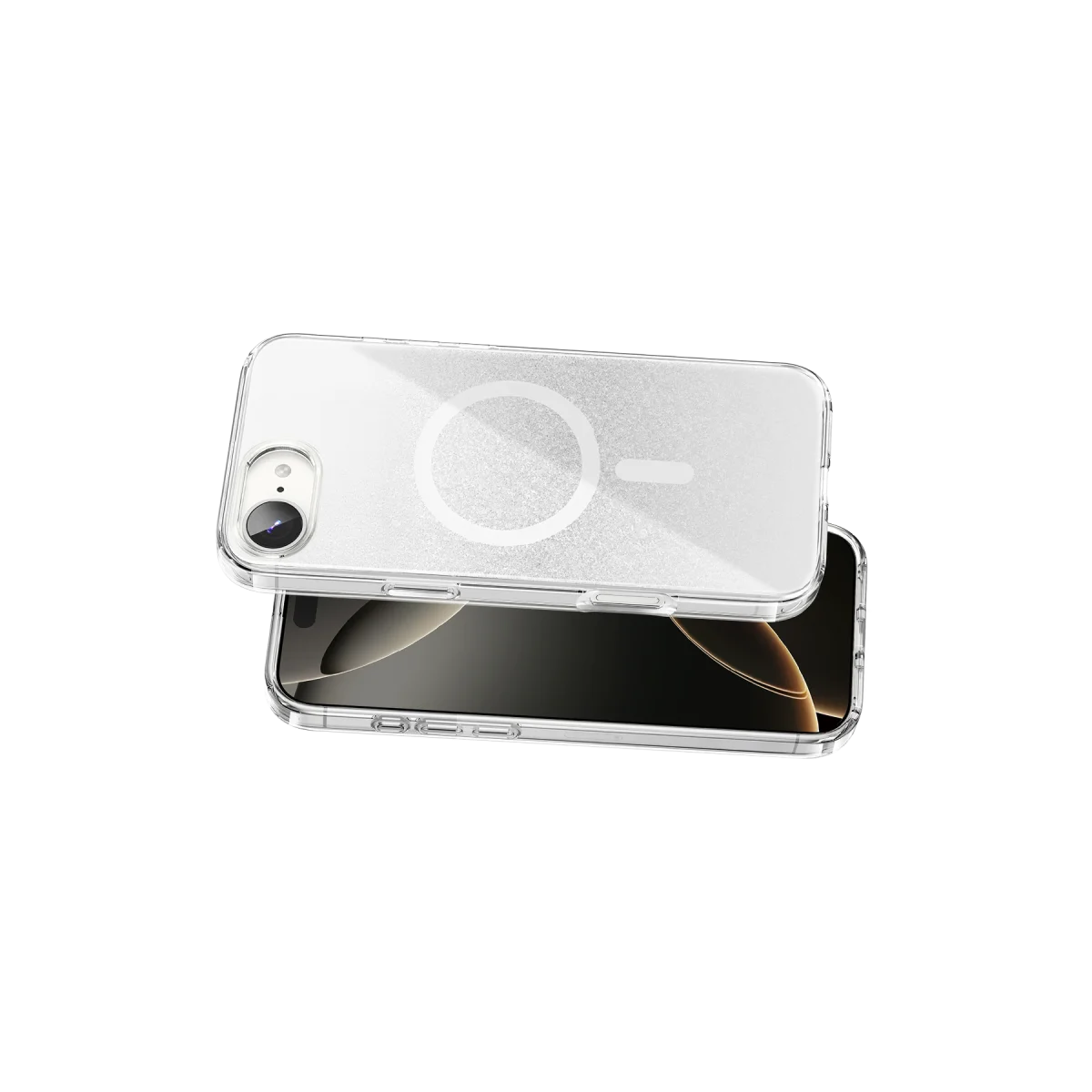 Onegif Apple iPhone 17E Sora Simli Magsafe Kapak - Beyaz görsel 3