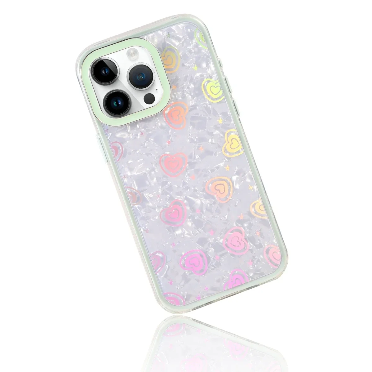 Apple iPhone 14 Lumi Desenli Kapak - Yeşil görsel 4