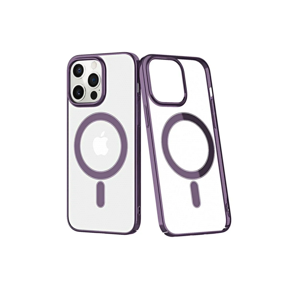 Apple iPhone 13 Pro Kılıf Element Magneticsafe Sert Kapak - Derin Mor görsel 2