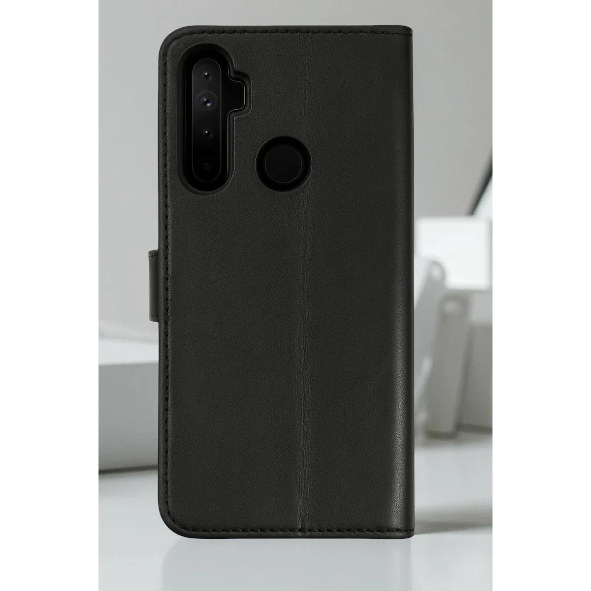 Realme 6i Kılıf Trend S Plus Kapaklı Kılıf - Gold görsel 4