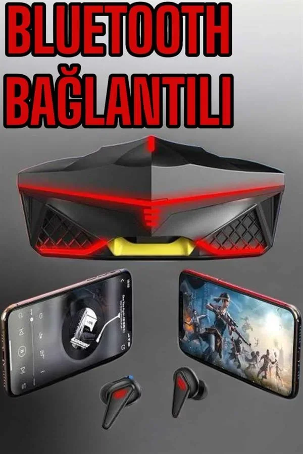 Yeni Nesil Oyuncu Kulaklığı Gürültü Önleyici Uzun Pil Ömrü Bluetooth Bağlantılı görsel 5