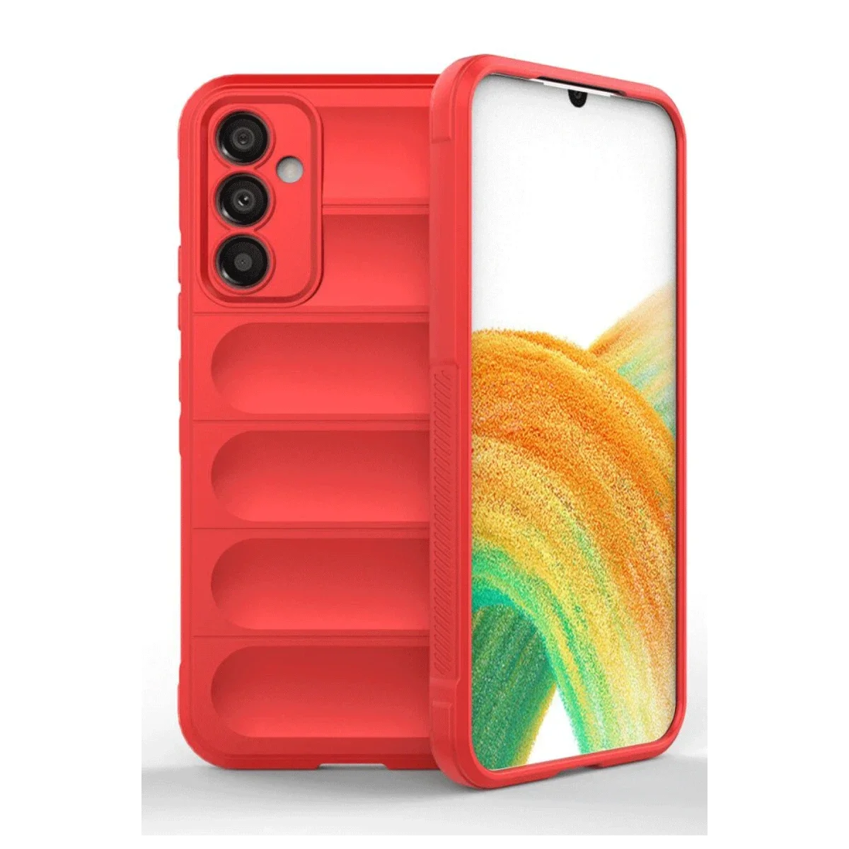 Samsung A36 Kılıf Optimum Silikon - Kırmızı