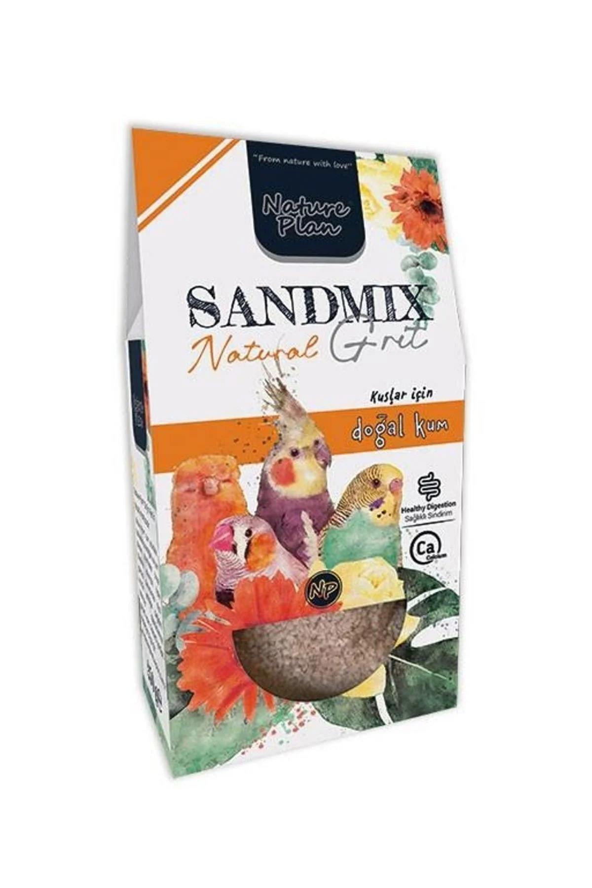 Sandx Grit Natural Kuş Kumu 250 Gr