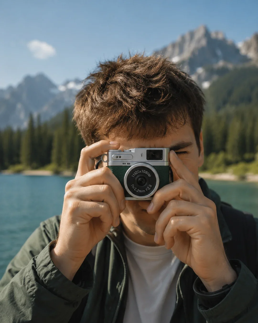 1080P HD ni Dijital Kamera IPS Ekranlı Taşınabilir Fotoğraf Makinesi