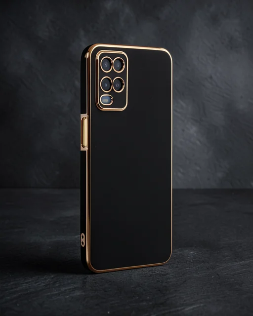 Oppo A54 4g Kılıf Volet Silikon - Siyah