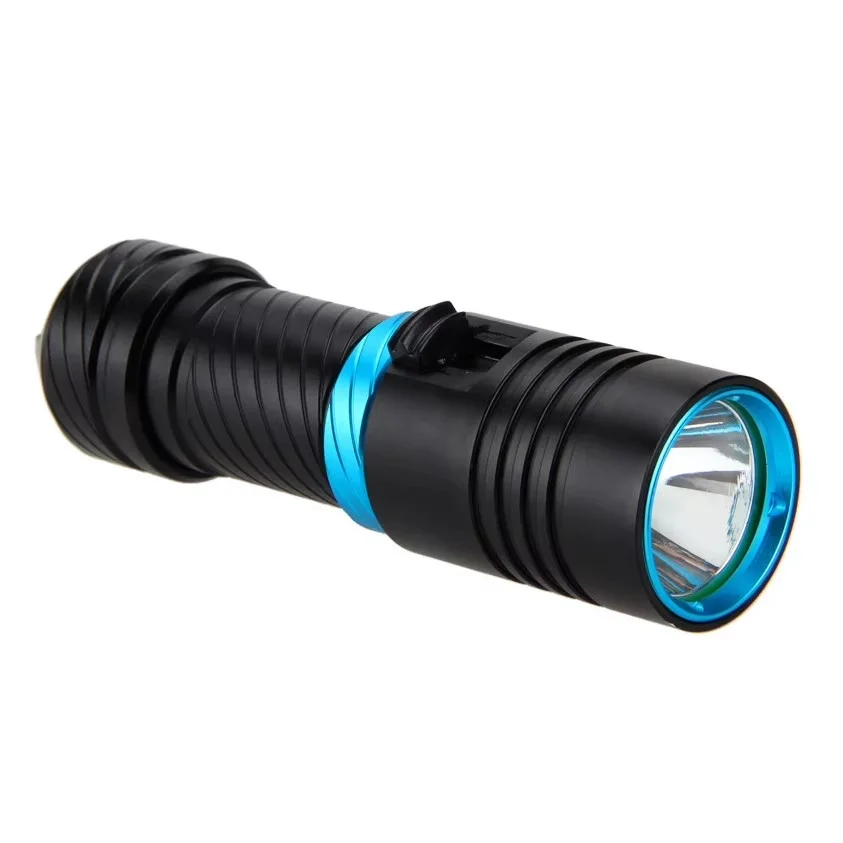 WS-4545 10W 1800 Lümen Şarjlı Su Altı Feneri Type-C, 5000 mAh, 100 m Menzil, Su Geçirmez