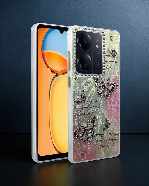 Xiaomi Redmi 13c Kılıf Blade Aynalı Desenli Kapak - Desen 6