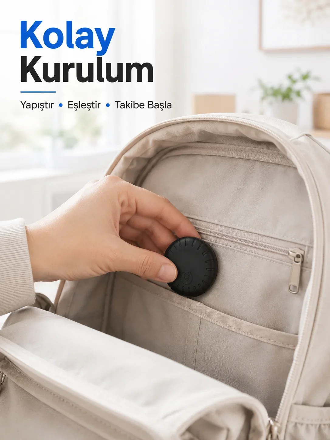 ni Akıllı Takip Cihazı 2 Yıl Pil Ömrü Android iOS Uyumlu Çanta Araç Valiz Takip Aparatı