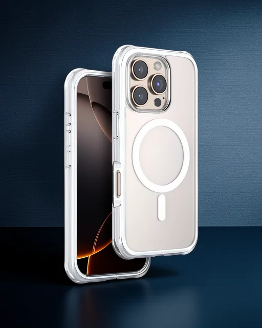Onegif Apple İphone 16 Pro Max Hulk Magsafe Kapak - Beyaz