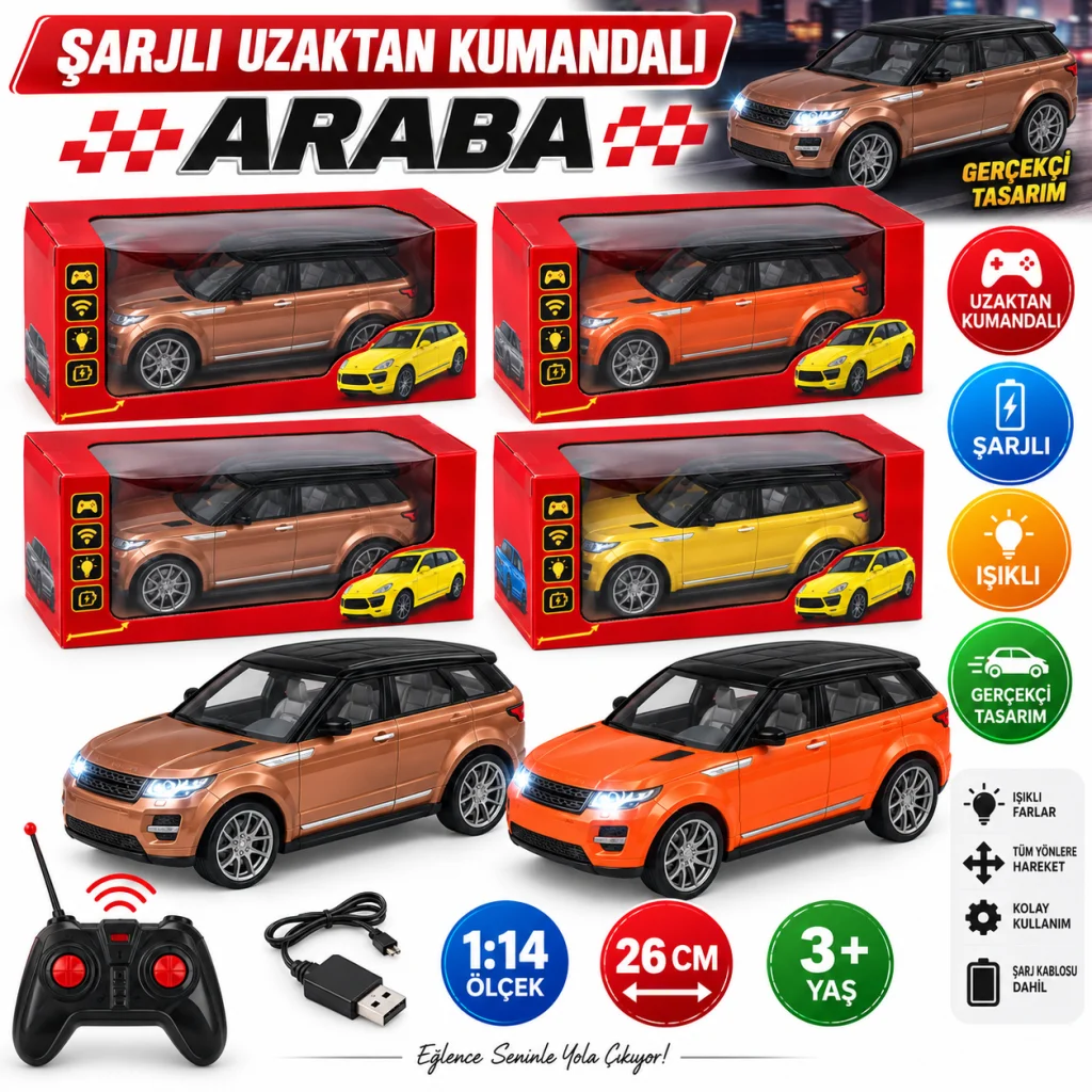 553-121 ŞARJLI UZAKTAN KUMANDALI ARABA (adet fiyatıdır) görsel 2