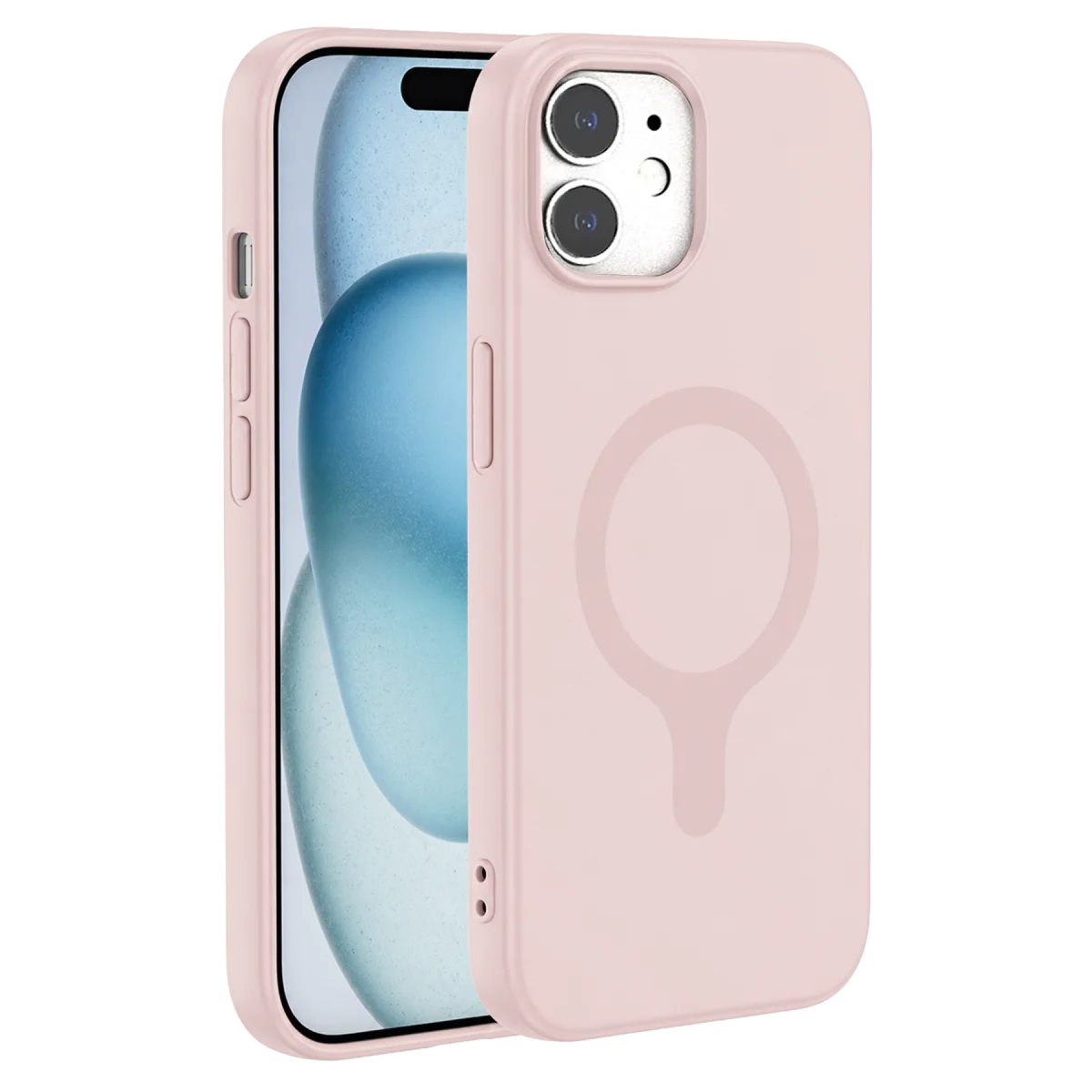 Joko Apple iPhone 11 Z Silikon Magsafe Kapak - Pembe