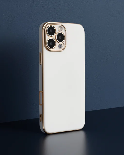 Apple İphone 16 Pro Kılıf Volet Silikon - Beyaz