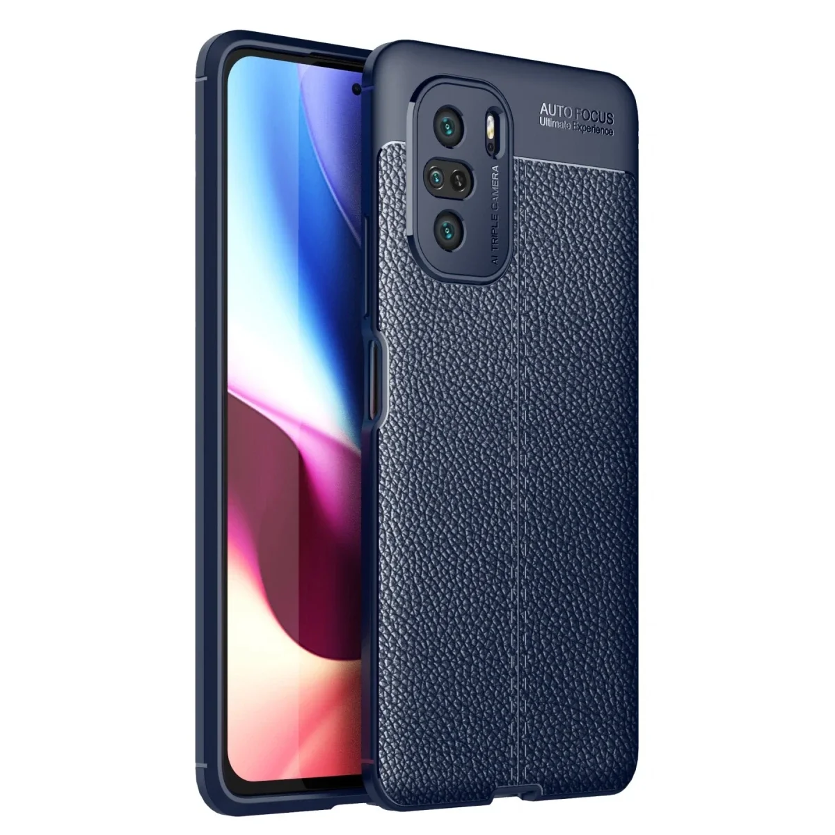 Xiaomi Poco F3 Kılıf Auto Focus Kapak - Lacivert