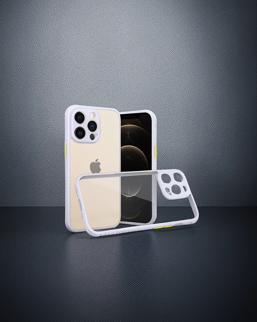 Apple İphone 13 Pro Kılıf Miami Şeffaf Silikon - Lila